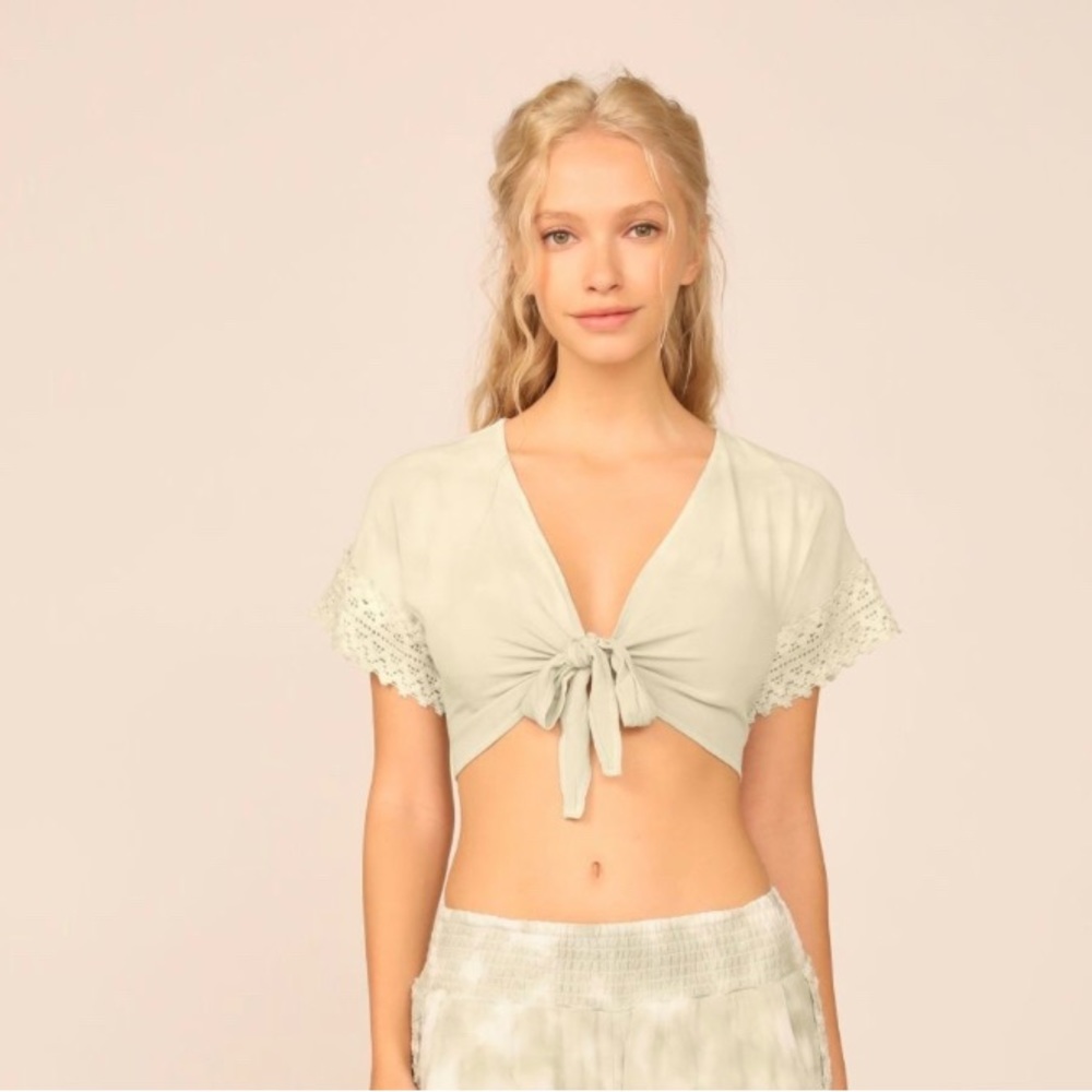 Bikini Wrap Crop Cover Up